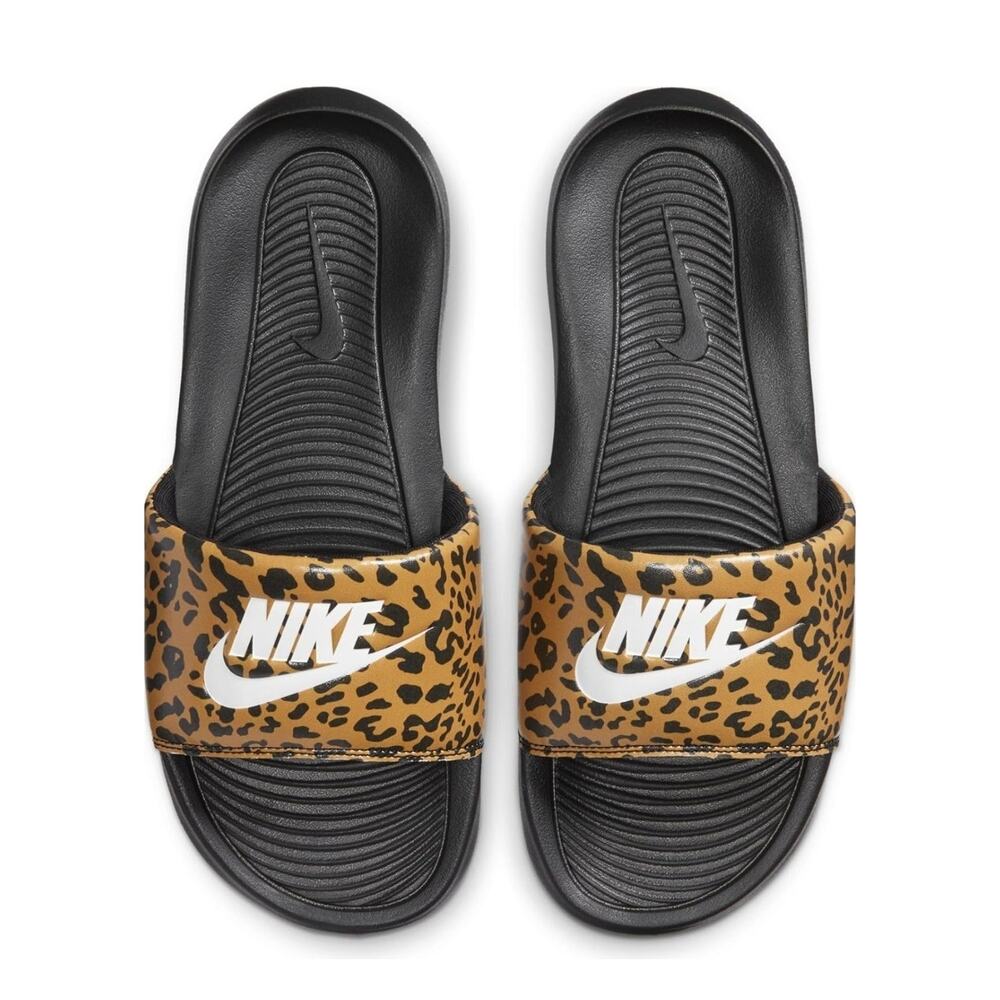 Nike Women's Victori Slippers, Multicolor Chutney Black White, Size 9 - Picture 2 of 6